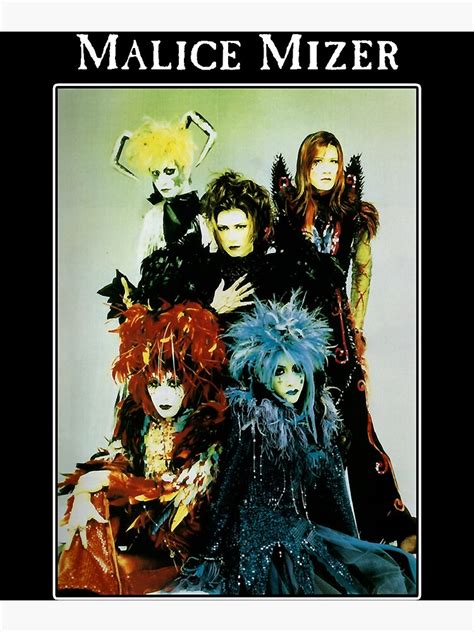 Malice Mizer Merveilles Era Band Picture Visual Kei J Rock Band