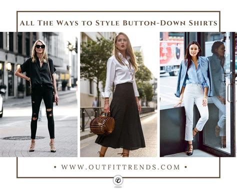 Button Down Shirt Outfits 20 Ways To Style Button Downs Atelier Yuwa