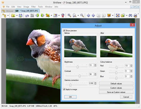 XnView screenshot and download at SnapFiles.com