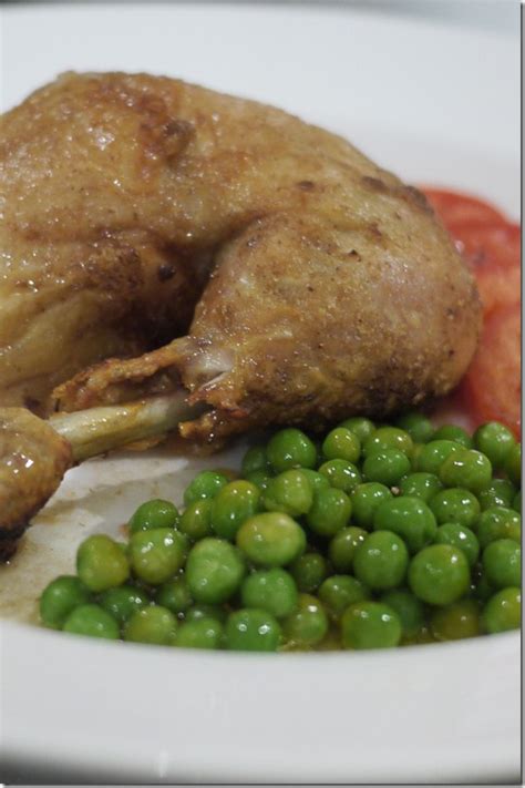 Roast Chicken With Peas And Tomato Salad Chopinandmysaucepan