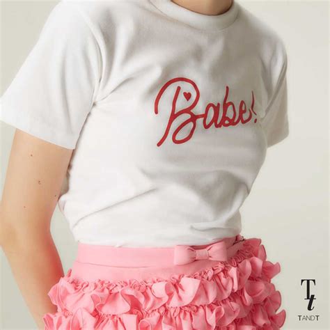 Babe T Shirt Babe Printed Cotton Jersey T Shirt Line Shopping