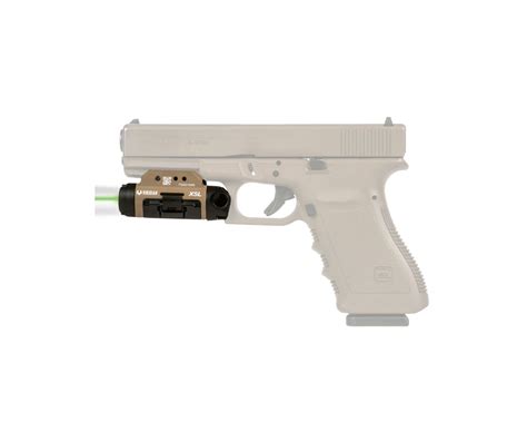 Viridian Universal X L Fde Green Laser With Tactical Light Flat Dark