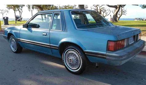 1981 Ford Mustang Sedan Blue Rwd Automatic For Sale Photos Technical