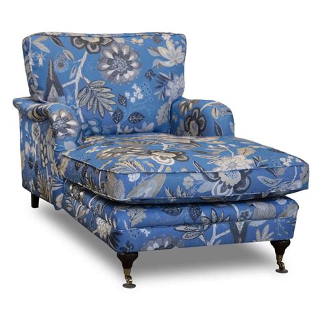 Fauteuil Divan Howard Spirit En Tissu Fleuri Eden Parrot Bleu