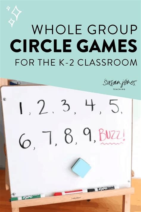 A White Board With Numbers On It And The Words Whole Group Circle Games