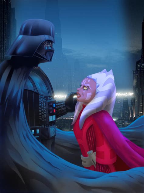 Darth Vader And Ahsoka Tano By MIKE00009 On DeviantArt