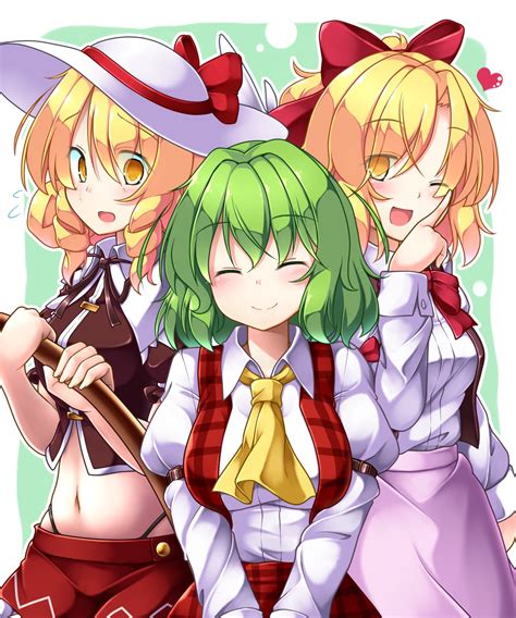 Kazami Yuuka Elly And Gengetsu Touhou And 1 More Drawn By Aka