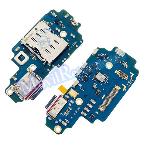 Placa De Conector De Carga USB Tipo C Con Micrófono Y Lector De SIM