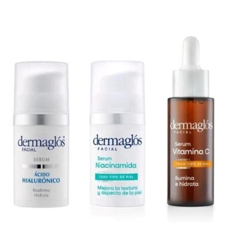 Kit Dermagl S Serum Acido Hialuronico Vitamina C Niacinamida