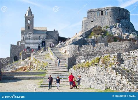 Portovenere in the Ligurian Cinque Terre, Italy Editorial Stock Image - Image of blue, coast ...