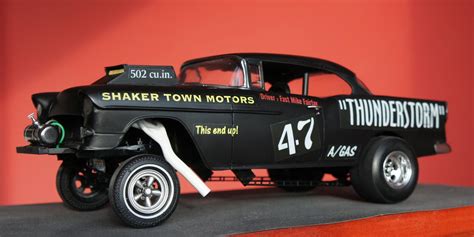 Gasser Chevy Bel Air Fiction Monogram Wip Drag Racing