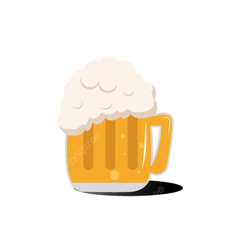 Summer Beer Cartoon Vector Vector Illustration Cartoon Draft Beer