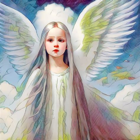 Download Child Angel Sketch Royalty Free Stock Illustration Image