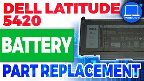 Dell Latitude 5420 How To Install Replace Battery Repair Guide