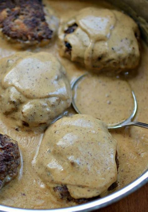 Hamburger Steak With Country Gravy Small Town Woman