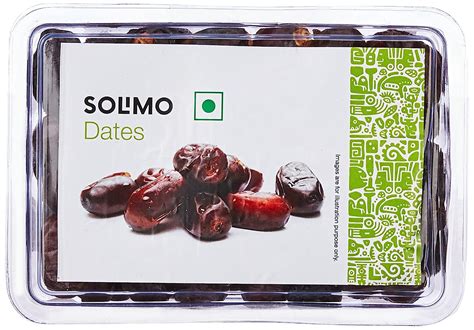 Amazon Brand Solimo Fresh Dates Gram Khajur Dry Fruit Natural