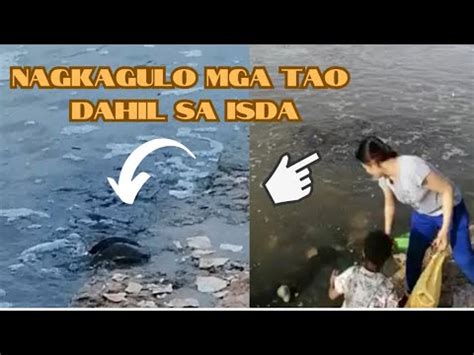 NAGKAGULO MGA TAO DAHIL SA ISDA LAKE PARK RIYADH YouTube