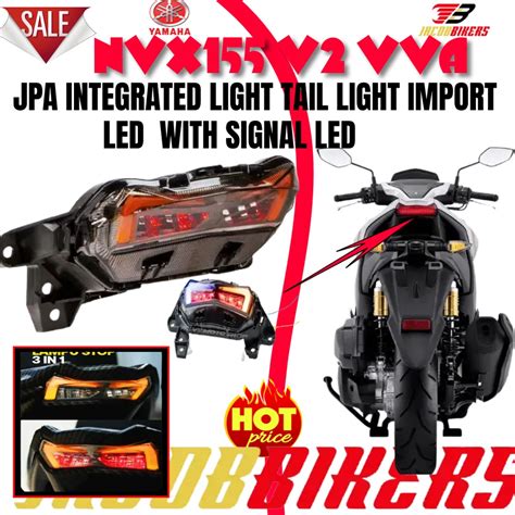 Yamaha Nvx V Vva Tail Lamp Original Jpa Integrated Light Tail