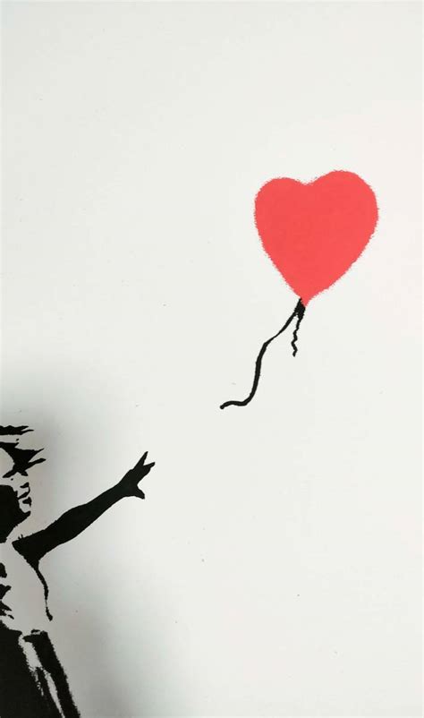 【いたします】 赤い風船と少女 Banksy Girl With Red Balloonポスターの通販 By Ggyauwis Shop