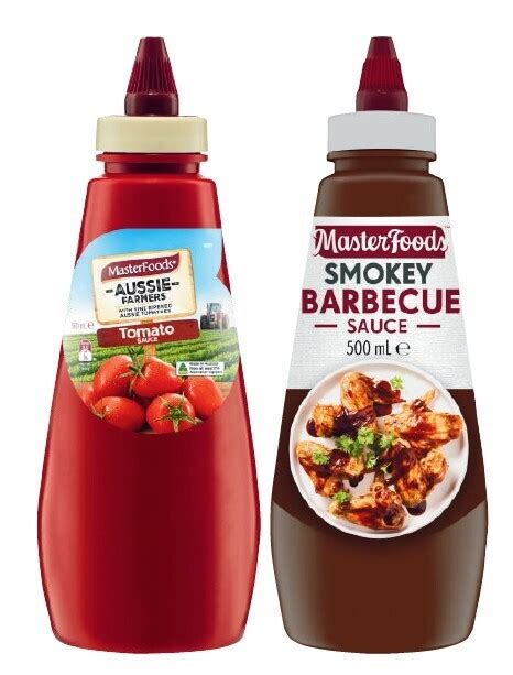 Masterfoods Australian Grown Tomato Or Smokey Barbeque Squeezy Sauce