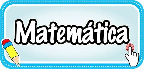 The Word Matentica Is Written In Blue And White With A Pencil Next To It