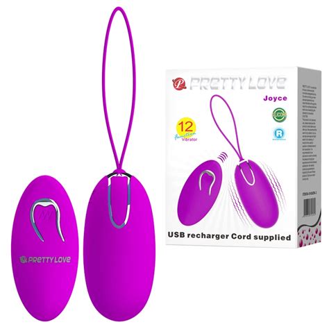 Pretty Love Usb Charge Remote Control 12 Function Egg Vibrator Female