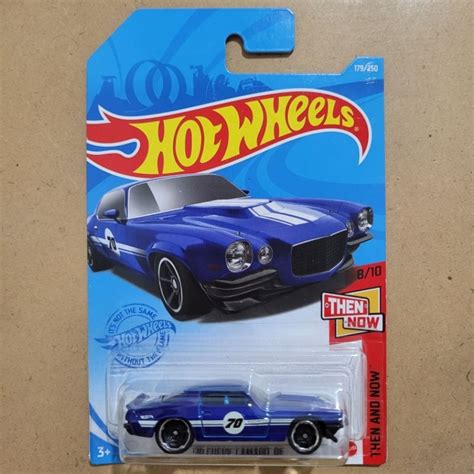 Jual HOT WHEELS 70 CHEVY CAMARO RS THEN AND NOW BLUE Shopee