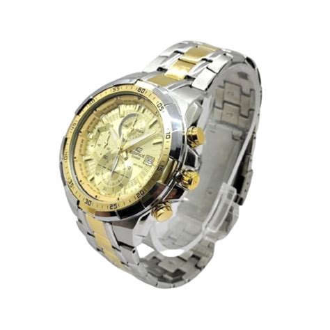 Ceas Barbati Casio Edifice Inox Cronograf Mm Auriu Argintiu Emag Ro