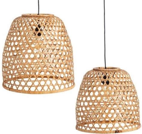 Bigbuy Home Lampa Sufitowa Naturalny Bambus 42 X Cm 2 Sztuk Opinie