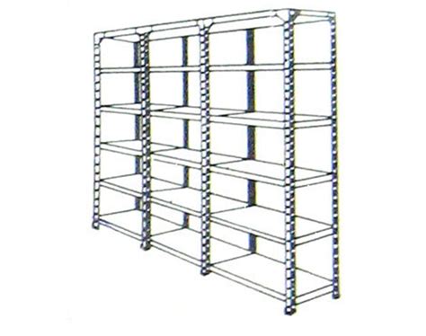 Mild Steel Powder Coated Slotted Angle Rack By Ocean Industries Mild