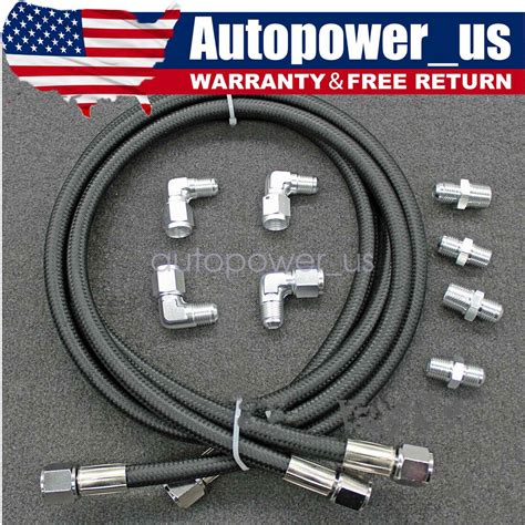 Automatic Transmission Cooler Lines Kit 6 An Hose Line Kit Fits Gm 4l60e 4l65e For Sale Emgcartech