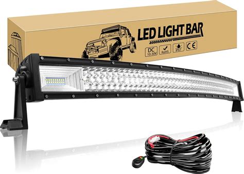 Amazon Fr Willpower Cm W Barre Lumineuse Led De Travail Incurv