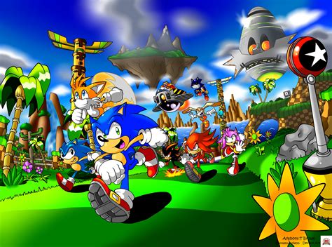 Sonic The Hedgehog Characters Wallpaper