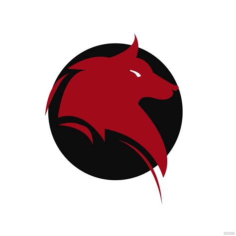 Red Wolf Vector in Illustrator, SVG, JPG, EPS, PNG - Download ...