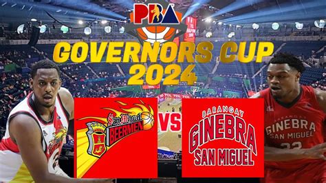 Pba Live San Miguel Beermen Vs Barangay Ginebra Pba Governors Cup