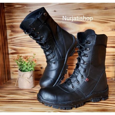 Jual Sepatu Pdl Boots Safety Tali Hidup Outsole Karet Mentah Bahan