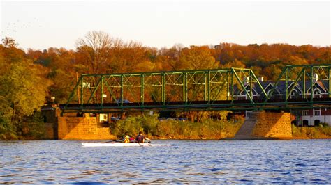 New Hope Lambertville Bridge Over Delaware River Location Flickr