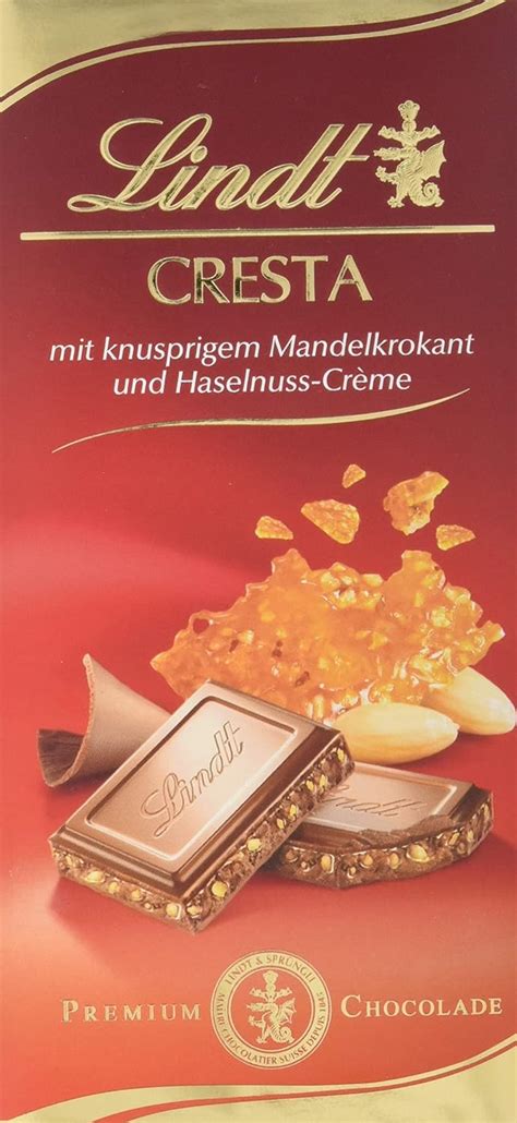 Lindt Schokolade Cresta Premium Schokoladen Tafel Mit Knusprigem