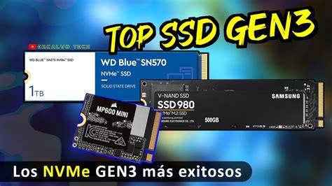 Top 4 Mejores SSD NVMe Gen 3 Del Momento 2023 YouTube