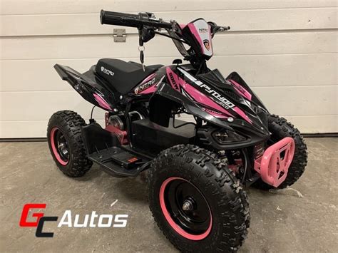 GCAutos Quad Python Electrique 800w De 4 A 6 Ans Rose