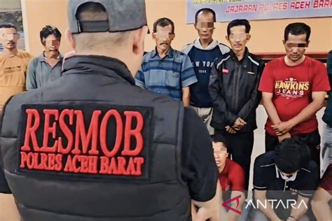 Polisi Tangkap 20 Warga Aceh Barat Main Judi Slot Dan Gim Daring