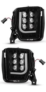 Amazon Bunker Indust Dodge Ram Led Fog Lights With Daytime Running