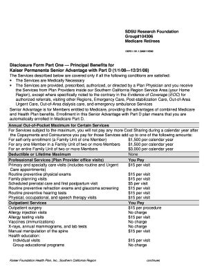 Fillable Online Foundation Sdsu Disclosure Form Part One Principal