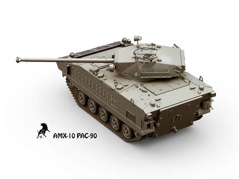 Amx 10 Pac90 Modèle 3d 195 Obj Fbx Max Free3d