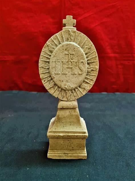 Sculpture Iesus Hominum Salvator Sur Plaque à éclats En Catawiki