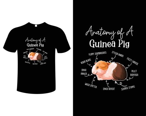 Guinea Pig Vector T Shirt Design Template 19861691 Vector Art At Vecteezy