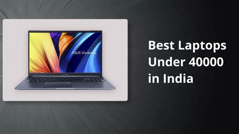 Best Laptops Under In India