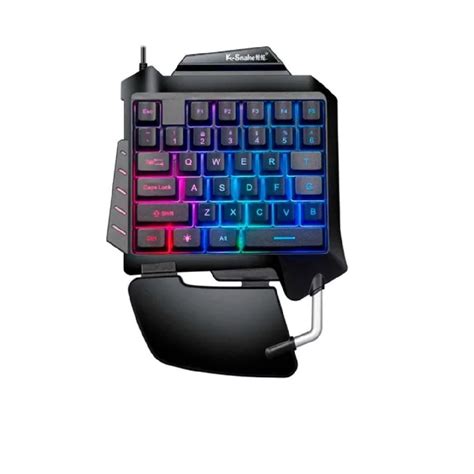 Teclado Gamer De Una Sola Mano Rgb 35 Teclas Ergonomico Usb Shopee