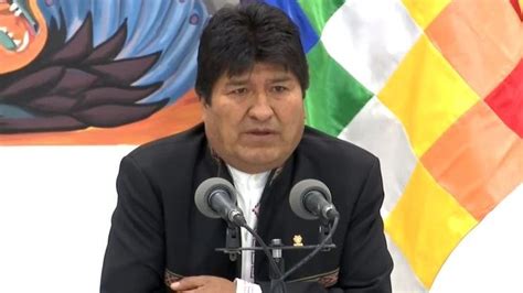 Evo Morales denunció un golpe de Estado en Bolivia