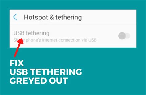 How To Fix USB Tethering Greyed Out Tech Geekish